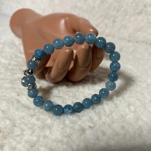 Bracelet 8mm Aquamarine - Picture 8 of 8